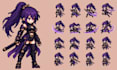 create pixel art character animation 2d sprite sheet  game character rpg maker