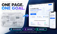 design and build a conversion focused saas landing page
