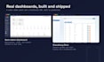 develop a custom real time admin dashboard with analytics