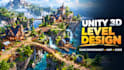 create unity 3d game environment design stylized 3d map game level design scene