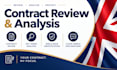 review, analyze, and explain your contract or legal