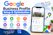 create and optimize your google business profile