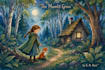create illustrated fairytale book cover