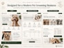 design a pet grooming website with online booking