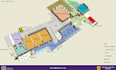 design detailed 3d isometric map, event map illustration and fairground map