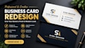 redesign, recreate business card