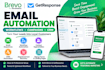 setup brevo email automation workflow and CRM