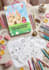 custom kids and teens coloring book design
