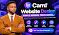 design carrd website carrd landing page redesign carrd website design carrd co