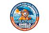 make weather shield covers mascot logo design