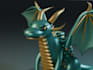 create a stylized dragon or creature model with basic rigging