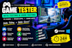 test new game tester beta testing video pc game user testing, steam app reviews