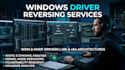 reverse engineer any windows rig3 or kernel x86 or x64