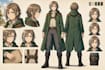 make custom character sheet reference sheet anime character