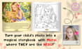 design custom coloring book and storybook illustration