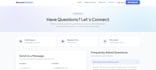 design a responsive html css js landing web page