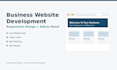 design a responsive business website with admin panel