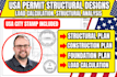structural drawing, structural engineer,roof,foundation plan,permit ready plan