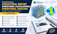 provide structural report structural calculations structural analysis sap2000