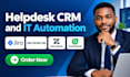 setup helpdesk servicenow zendesk jira service management IT support portals CRM