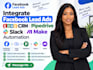integrate facebook lead ads zoho CRM pipedrive slack make automation