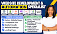build a professional website with automation