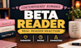 beta read and critique your contemporary romance novel