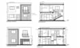 create detailed house elevation and architectural section drawings