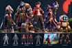 do character design, low poly model and rigging for games and animation