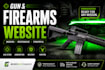build gun, ammunition, firearms website military weapon website with ai agent