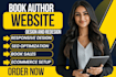 design author landing page, author website, course website, book author website