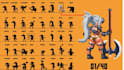 do nsfw pixel art character pokemon sprite sheet pixel animation pixel isometric