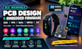 design ble wearable pcb ecg ppg spo2 nrf52 iot device embedded firmware