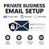 setup privacy focused business email using proton mail, fastmail or zoho mail