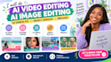 do ai video editing, ai image editing, ai videos fix and object remove, replace