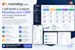 build a custom monday com CRM with boards, pipelines and custom fields