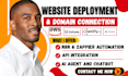 deploy website on netlify, vercel, hostinger connect domain