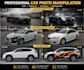 professionally edit and manipulate your car photos