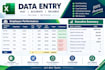 do accurate data entry and clean excel data