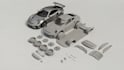 do custom 3d car model ,printable rc model ,wide body   kit model