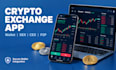 develop crypto exchange app crypto trading website dex cex p2p wallet app