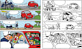 color your comic book and illustration