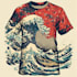 custom awesome tshirt illustration and tshirt design