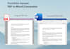 convert PDF to editable word document