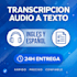 transcribe audio and video to text fast