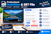 create accurate subtitles and str files for your videos