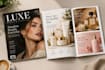 indesign brochure, flyer, and trifold layout in indesign