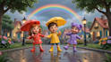 create a colorful 3d kids animated video