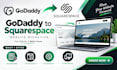 migrate godaddy to squarespace , website migration redesign and setup