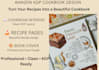 design a professional amazon KDP cookbook